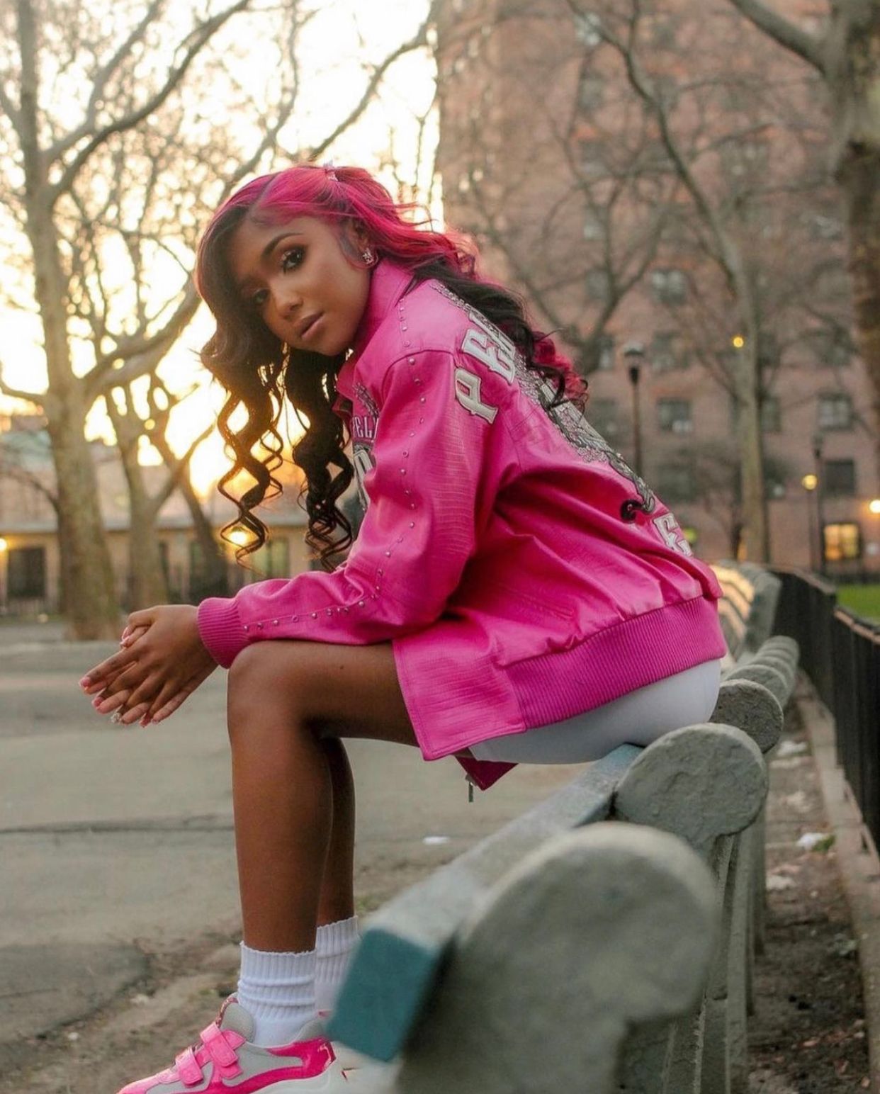 Pelle Pelle Pink 1978 Legends Leather Jacket view 2
