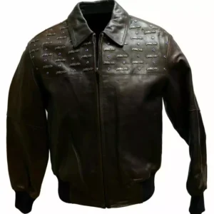 Pelle Pelle Emblem Leather Jacket Black | Pelle Pelle Jacket