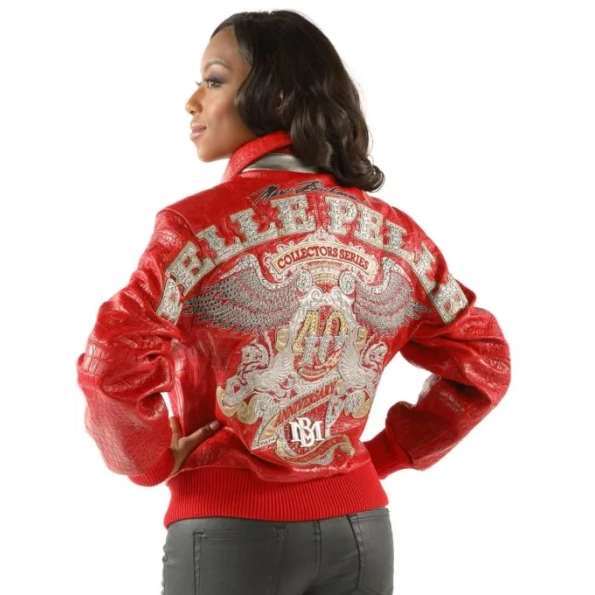Pelle Pelle 40th Anniversary Red Women Jacket | Leather Jacket view 2