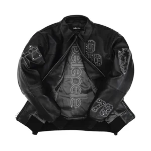 PELLE PELLE BLACK RENEGADES LEATHER JACKET view 3