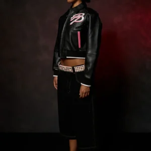 Pelle Pelle Greatest Of All Time Womens Crop Jacket view 4