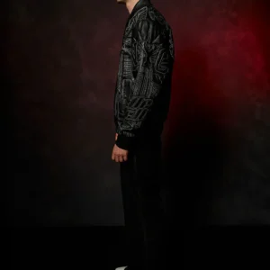 Pelle Pelle NYC Boro Quilted Black Jacket view 4