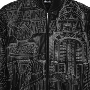 Pelle Pelle NYC Boro Quilted Black Jacket view 11