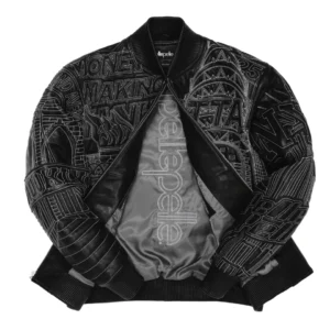 Pelle Pelle NYC Boro Quilted Black Jacket view 6