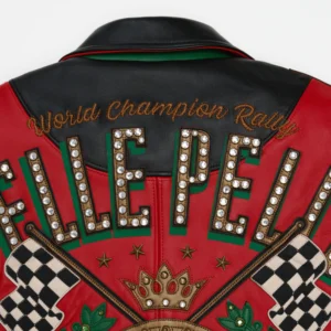 Pelle Pelle Daytona Special Red Leather Jacket view 3
