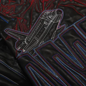 Pelle Pelle America Quilted Black Leather Jacket view 7