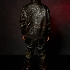 Two Tone Pelle Pelle Brown Jacket view 3