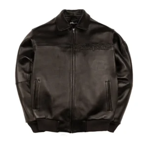 Corded Pelle Pelle Black Jacket