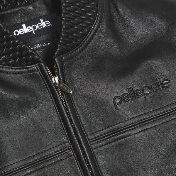 Pelle Pelle Basic Burnish Black Jacket | Pelle Pelle Jacket view 4