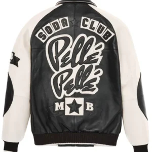 Pelle Pelle Soda Club Plush White Jacket | Pelle Pelle Jacket view 2