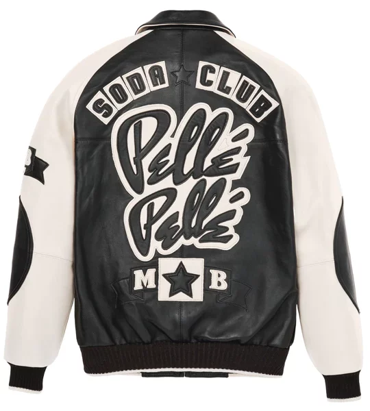 Pelle Pelle Soda Club Plush White Jacket | Pelle Pelle Jacket view 2