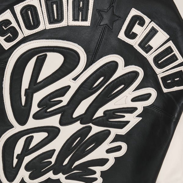 Pelle Pelle Soda Club Plush White Jacket | Pelle Pelle Jacket view 5