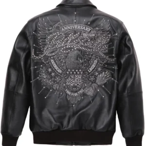 Pelle Pelle American Legend Plush Black Jacket | Pelle Pelle view 2