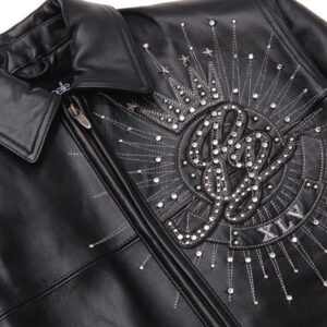Pelle Pelle American Legend Plush Black Jacket | Pelle Pelle view 4