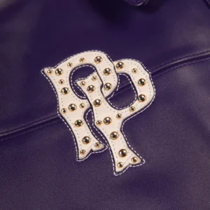 Pelle Pelle American Bruiser Womens Crop Purple Jacket view 5