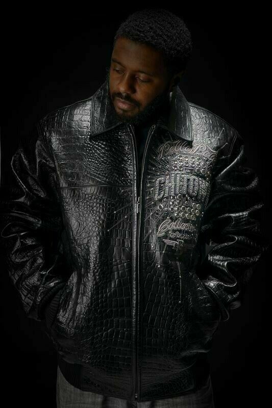 Pelle Pelle Chi-Town Black Leather Jacket | Pelle Pelle Jacket view 2