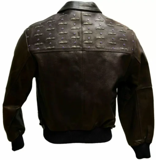 Pelle Pelle Emblem Leather Jacket Black | Pelle Pelle Jacket view 2