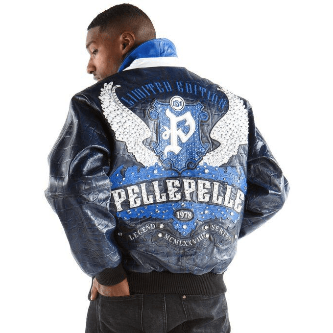 Pelle Pelle Blue Leather Jacket | Pelle Pelle Jacket