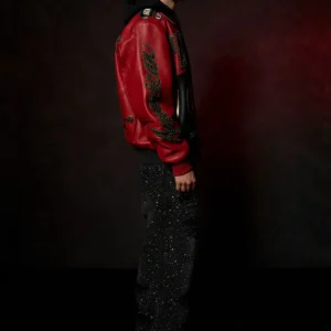 Pelle Pelle Daytona Special Red Leather Jacket view 11