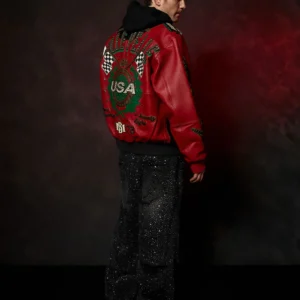 Pelle Pelle Daytona Special Red Leather Jacket view 14