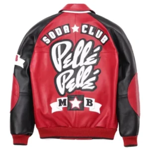 Pelle Pelle Soda Club Red Leather Jacket | Pelle Pelle Jacket view 1
