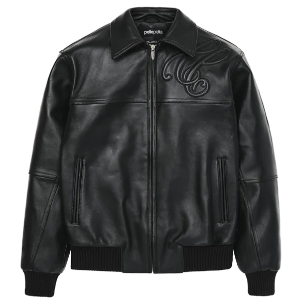 Pelle Pelle Puff Plush Black Jacket | Pelle Pelle Jacket view 2