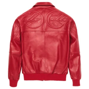 Pelle Pelle Puff Plush Red Jacket 2023 | Pelle Pelle Jacket view 3