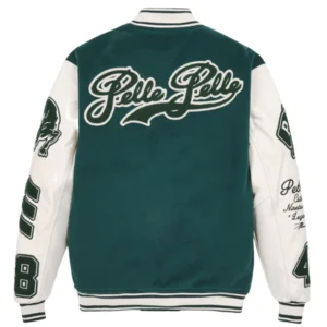 Pelle Pelle Varsity Green And White Jacket view 2