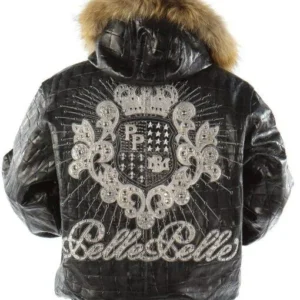 Pelle Pelle Crest Black Leather Jacket