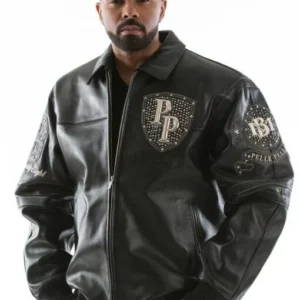 Pelle Pelle Legendary Black Stud Men Jacket
