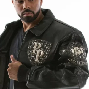 Pelle Pelle Legendary Black Stud Men Jacket view 3