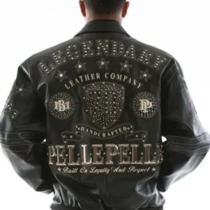 Pelle Pelle Legendary Black Stud Men Jacket view 2