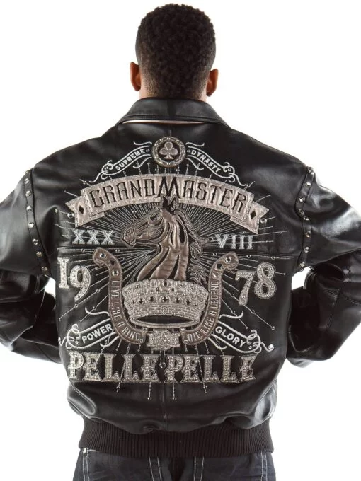 Pelle Pelle Grandmaster Black Leather Jacket