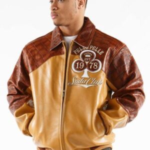 Pelle Pelle New Soda Club Tim Tan Jacket view 2
