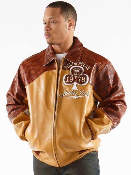 Pelle Pelle New Soda Club Tim Tan Jacket view 2