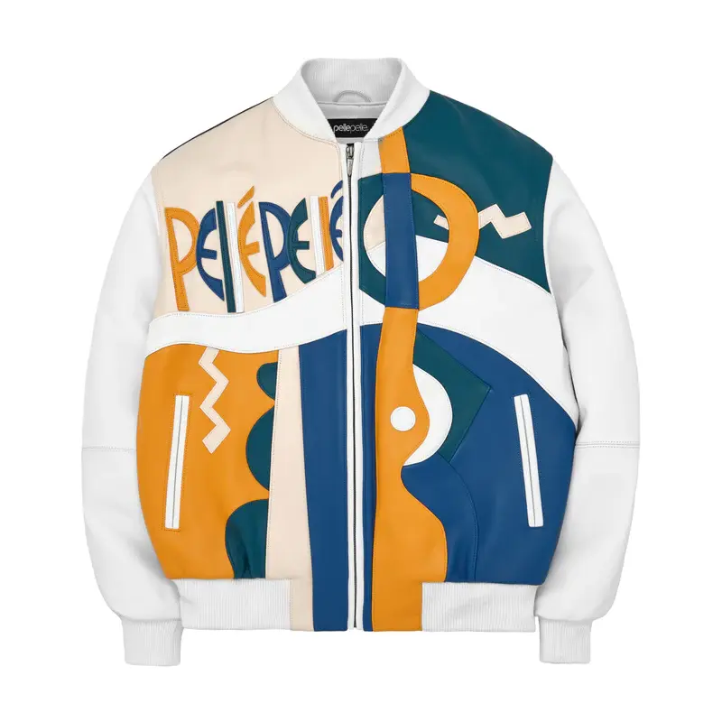 Pelle Pelle White Picasso Leather Jacket | Men & Women