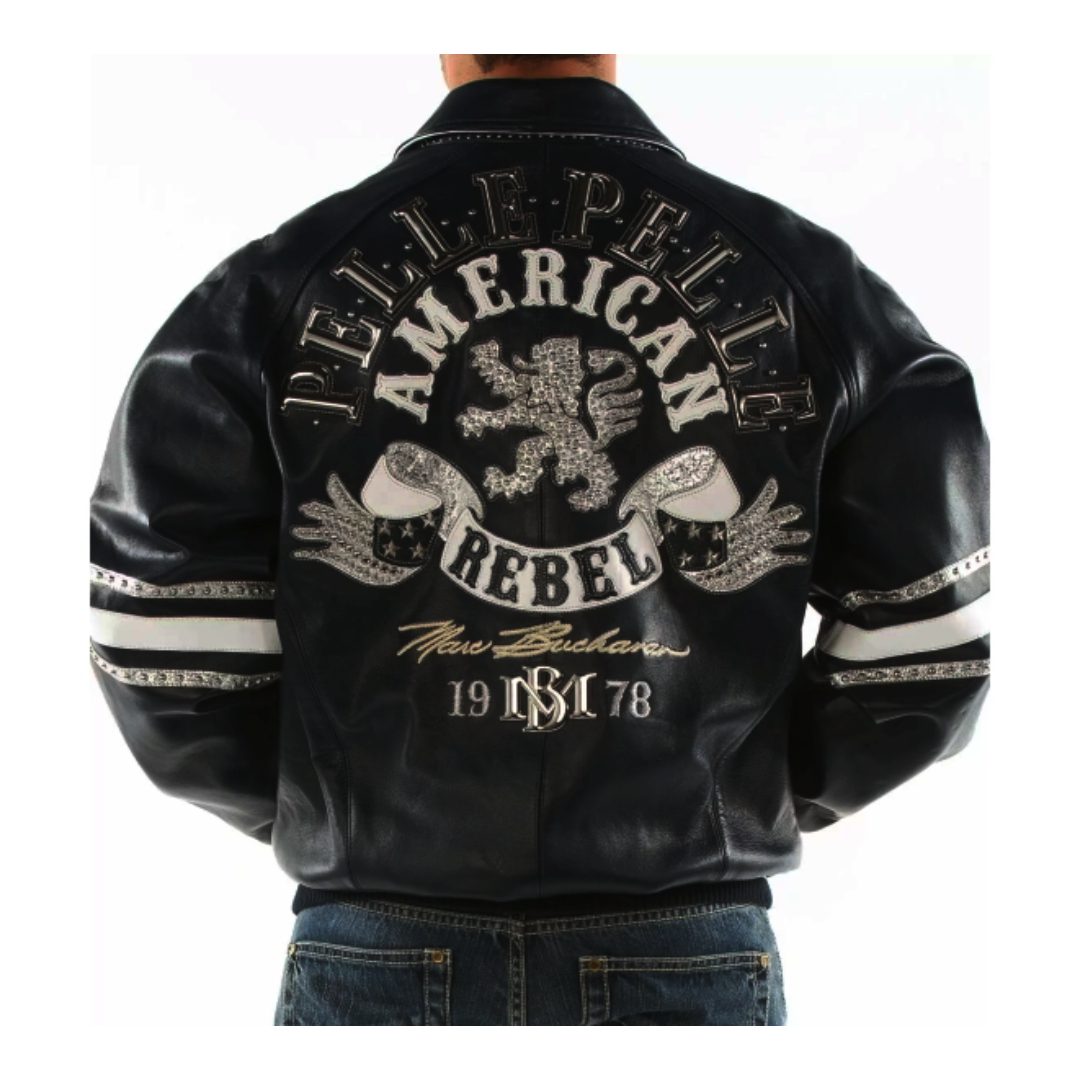 Pelle Pelle American Rebel Black Jacket | Pelle Pelle