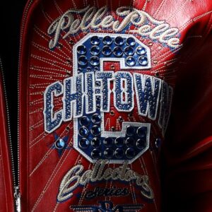 Pelle Pelle Chi-Town Red Leather Jacket | Pelle Pelle Jacket view 3