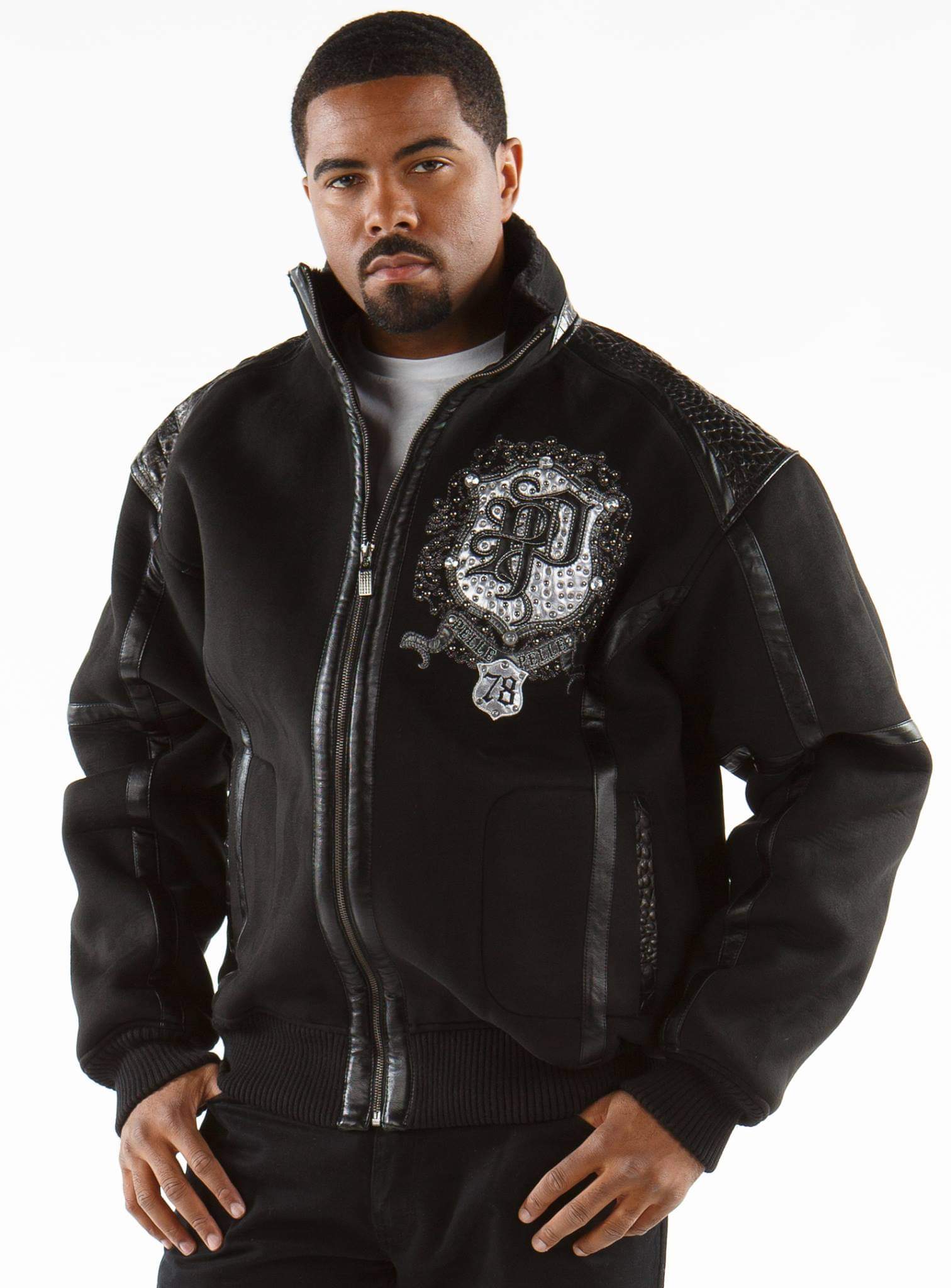Black Fur Hood Legendary Jacket Pelle Pelle Jacket view 2