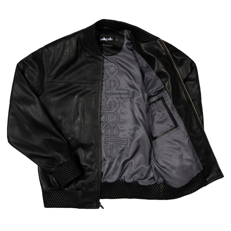 Pelle Pelle Basic Burnish Black Jacket | Pelle Pelle Jacket view 3