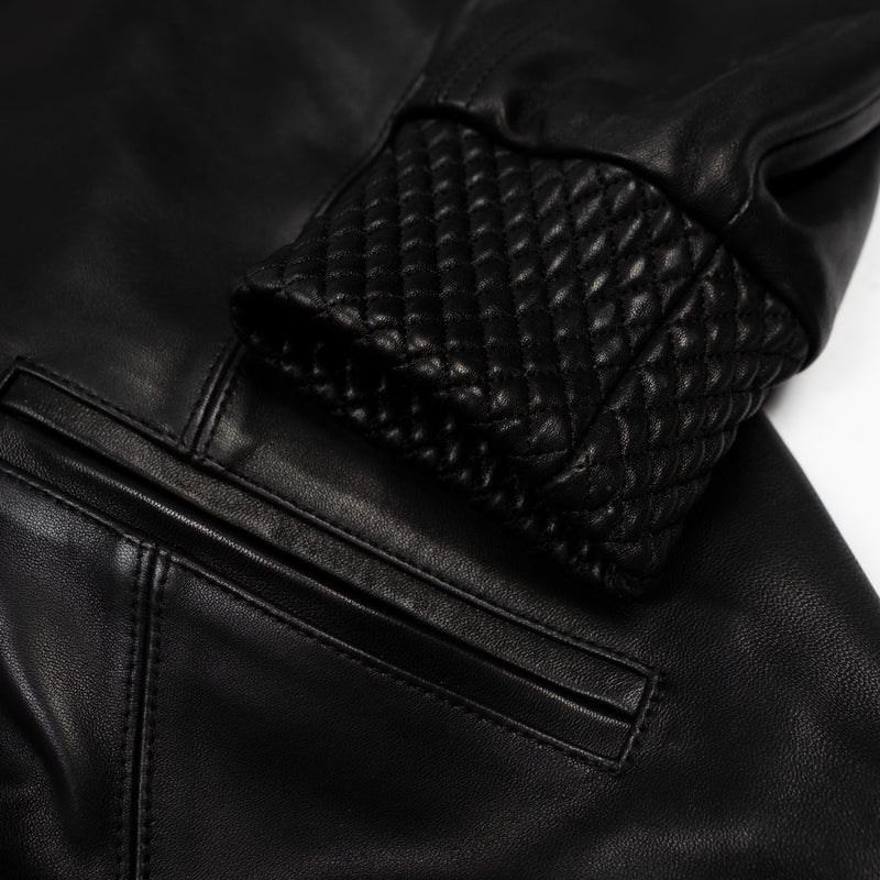 Pelle Pelle Basic Burnish Black Jacket | Pelle Pelle Jacket view 6