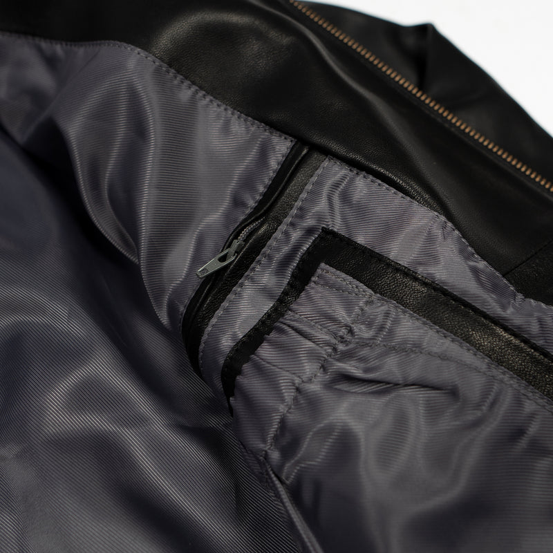 Pelle Pelle Basic Burnish Black Jacket | Pelle Pelle Jacket view 8