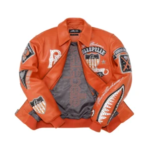 Pelle Pelle American Bruiser Orange Jacket | Leather Jacket view 3