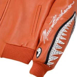 Pelle Pelle American Bruiser Orange Jacket | Leather Jacket view 10