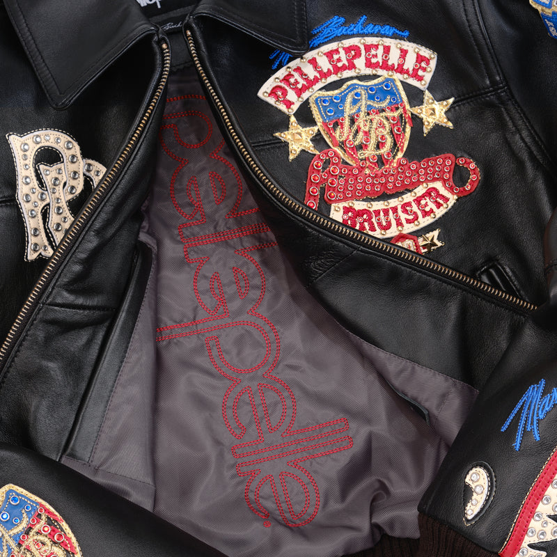 Pelle Pelle American Bruiser Cropped Jacket | Women Jacket view 8