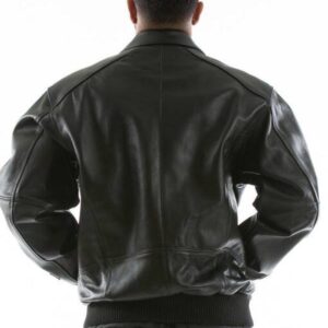 Pelle Pelle Applique Black Plush Jacket view 3