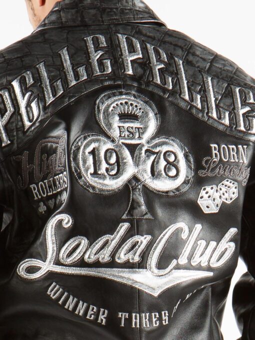 Pelle Pelle Soda Club Croc Leather Jacket | Men Jacket view 4